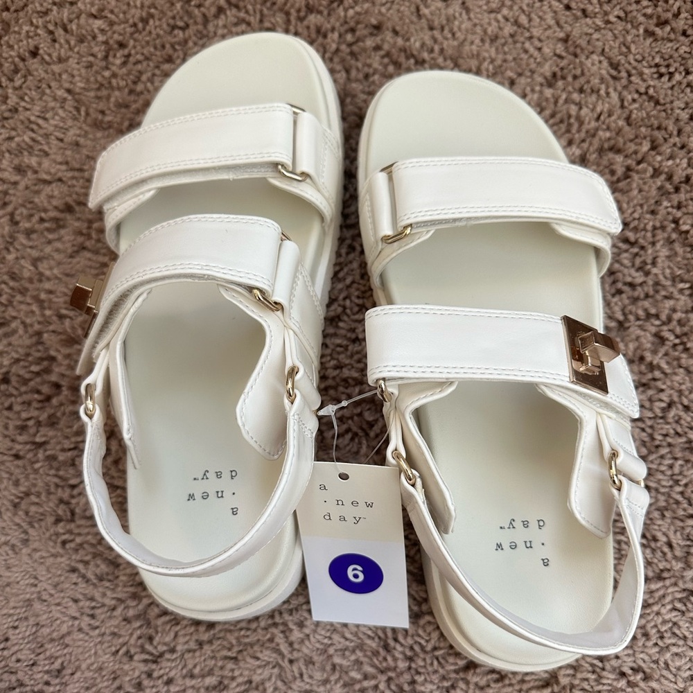 A New Day Cream Sandals